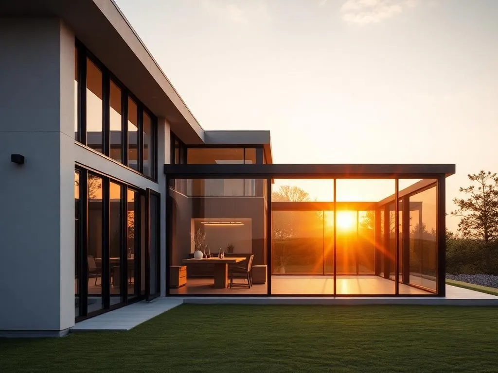 Baies coulissantes XXL, Villa contemporaine