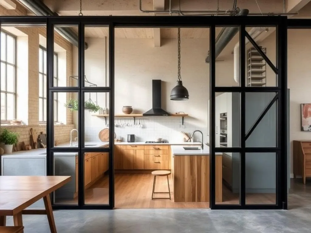 Verrière d'atelier, Loft réhabilité